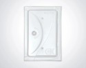 Komínové dvierka Anko C2.2G 160 × 280 mm, biele
